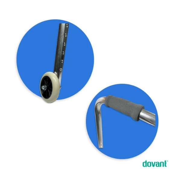 Dovant Andadera Reciprocal Con Ruedas - Imagen 2